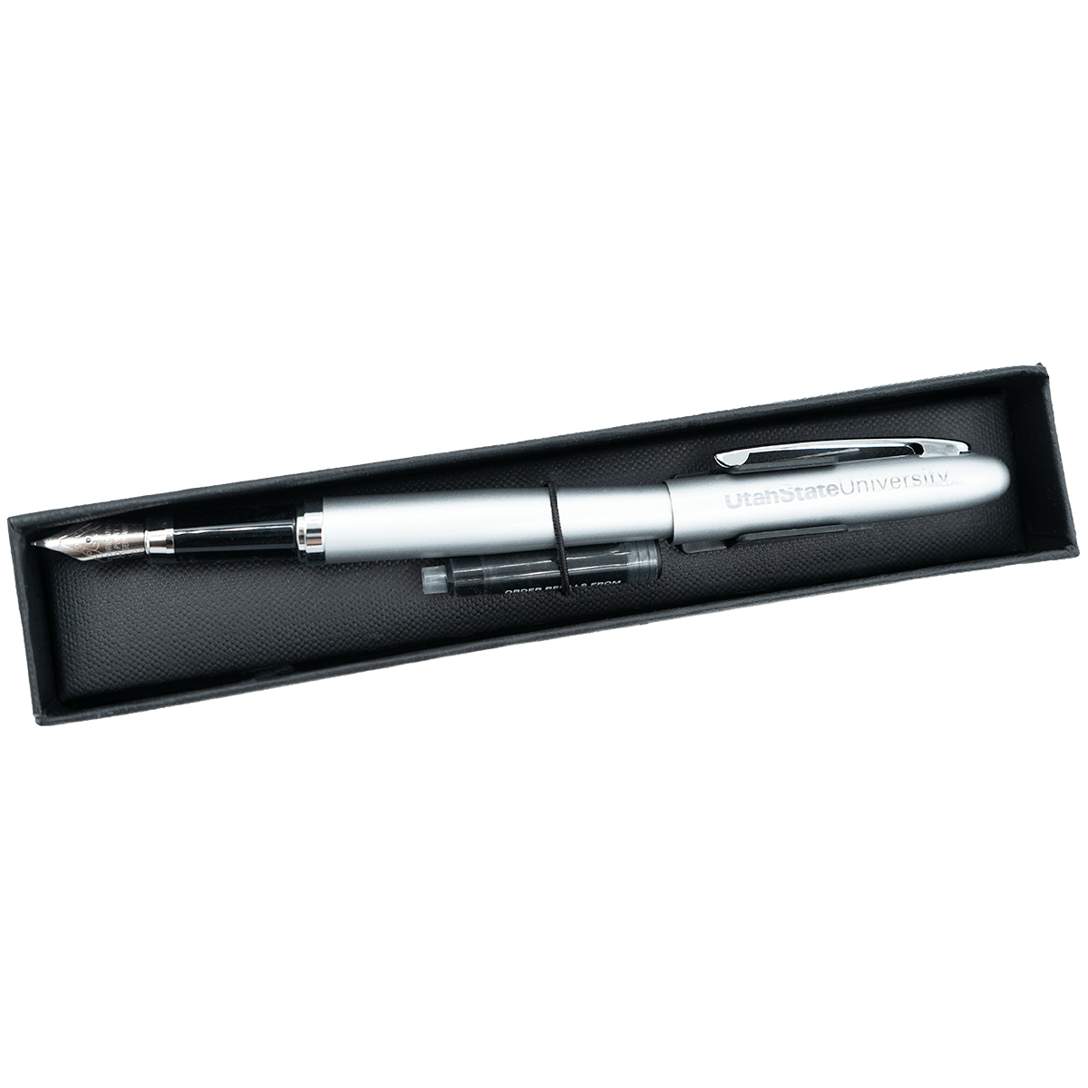 Utah State University Fountain Pen Black Ink In Box